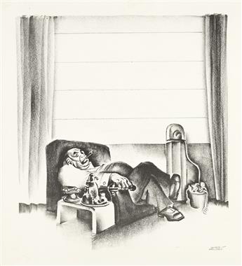 HUGO GELLERT (1892-1985) Three prints.